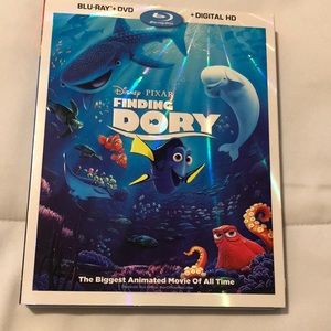 Finding Dory brand new in shrink wrap Blu-Ray, DVD and Digital HD